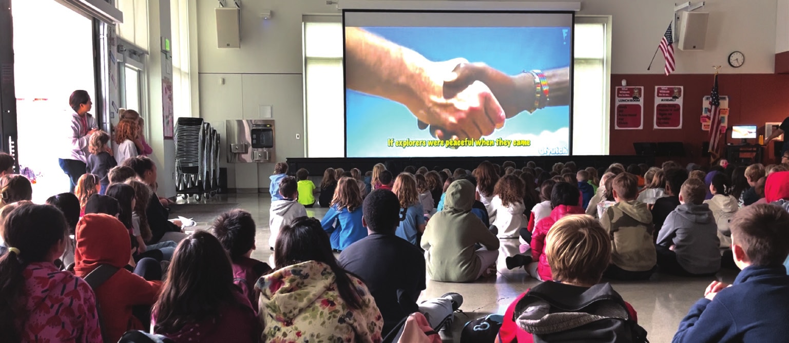The McGilvra school community gathered for an all-school assembly.